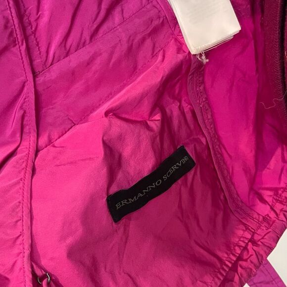 Ermanno Scervino Buble Gum Pink Trench Coat Italy sz - Picture 3 of 8